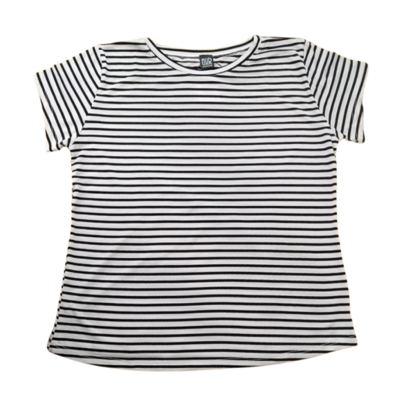 Polo Basic - Rebon Blanco / Negro