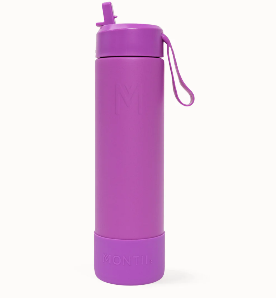 MontiiCo Fusion Drink Bottle Sipper 700ml - Fuchsia