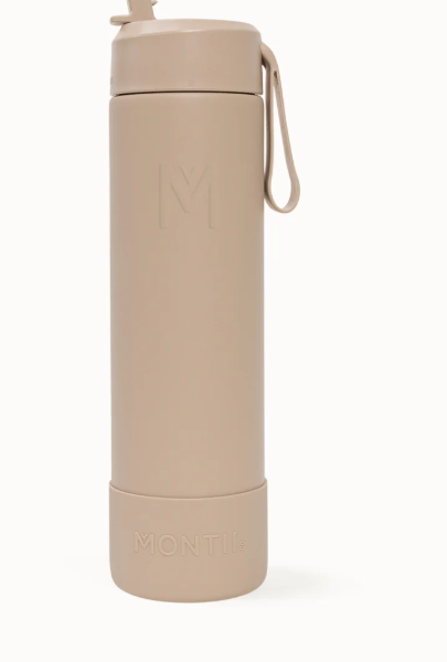 MontiiCo Fusion Drink Bottle Sipper 700ml - Sand