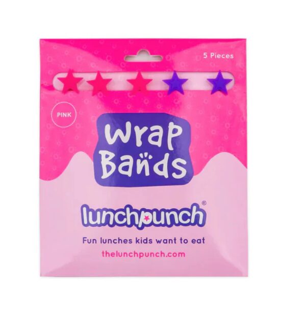 Lunch Punch Silicone Wrap Bands - Pink - Imagen 2