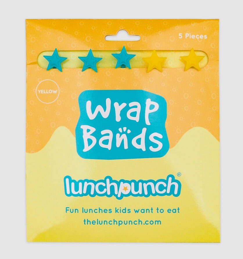 Lunch Punch Silicone Wrap Bands -Yellow - Imagen 3