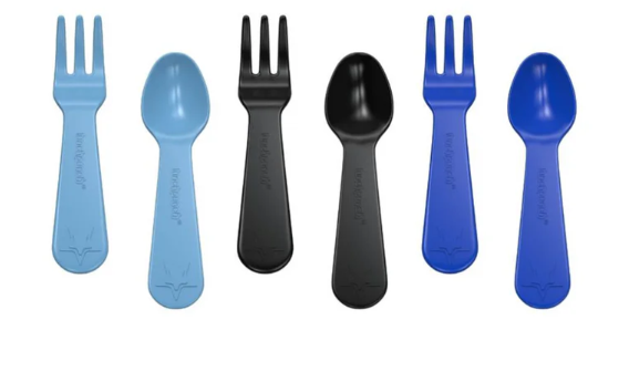 Lunch Punch Fork And Spoon - Set Blue - Imagen 3