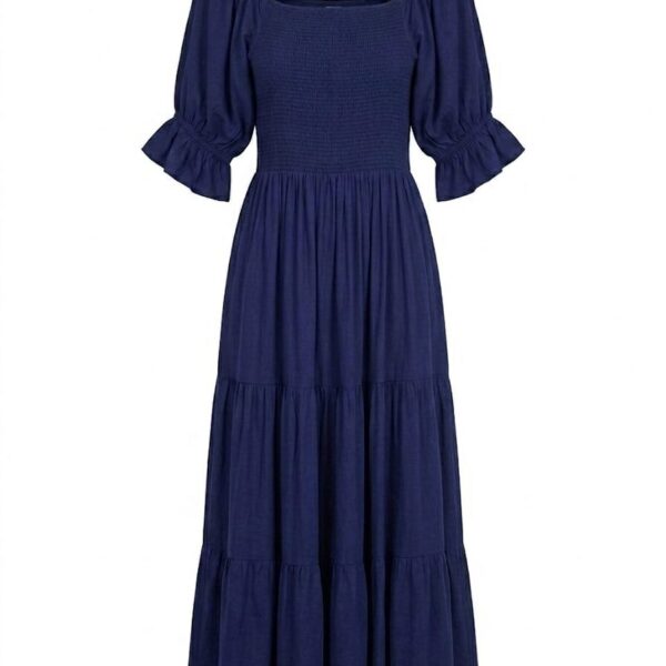 Vestido Isa - Azulino