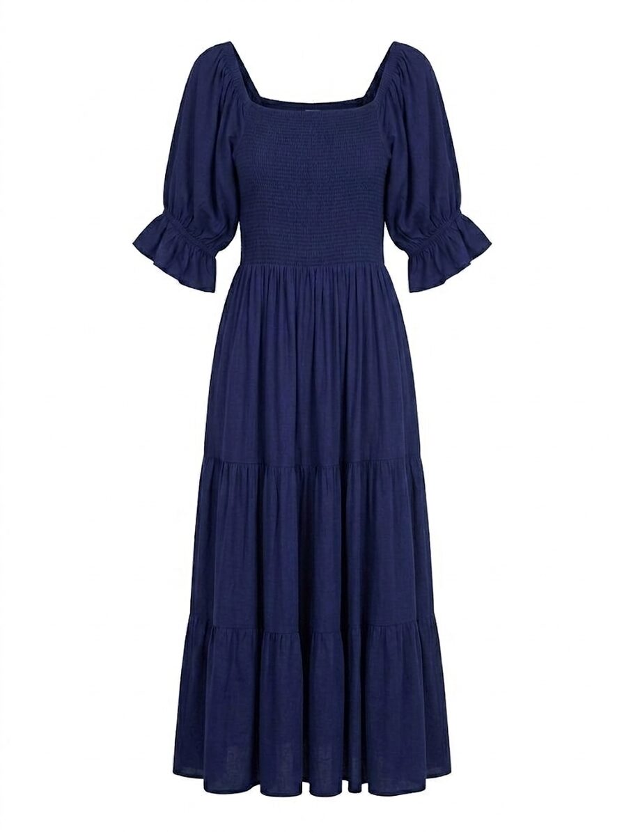 Vestido Isa - Azulino