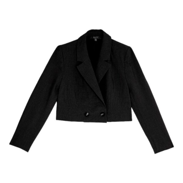 Blazer Crop - Negro