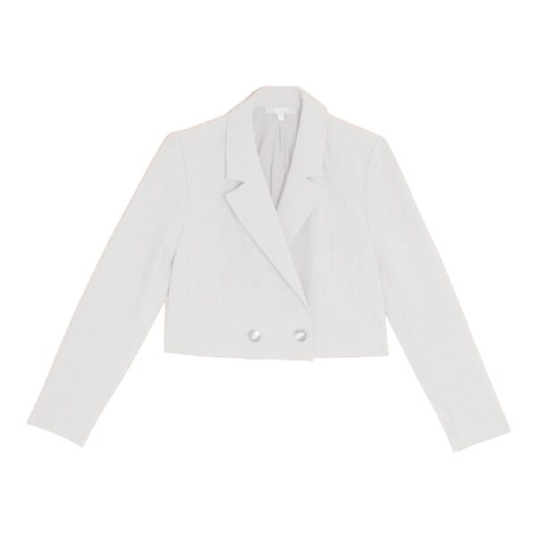 Blazer Crop - Blanco