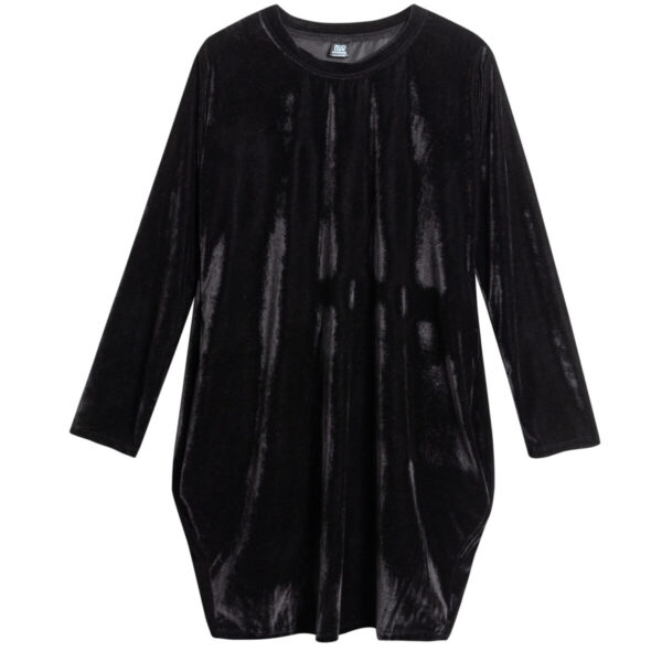 Vestido Plush - Negro