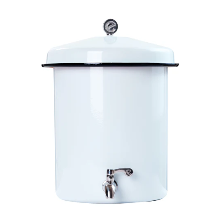 Ecofiltro Mini Acero Vitrificado 5.5 L- Blanco