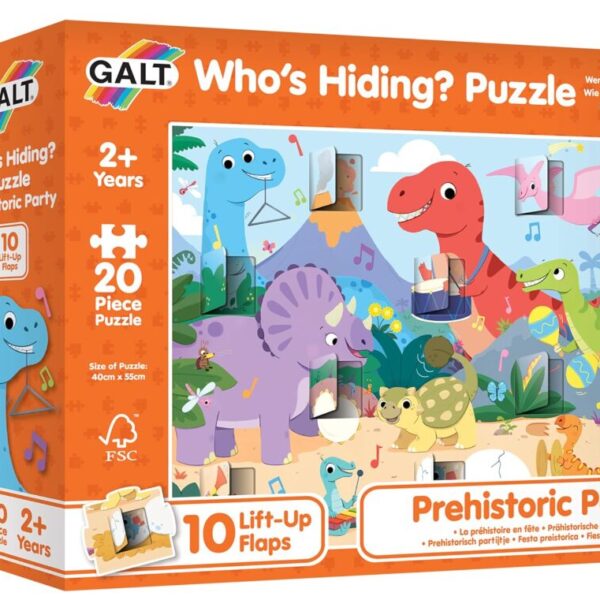 Who’s Hiding Puzzle – Prehistoric Party GALT