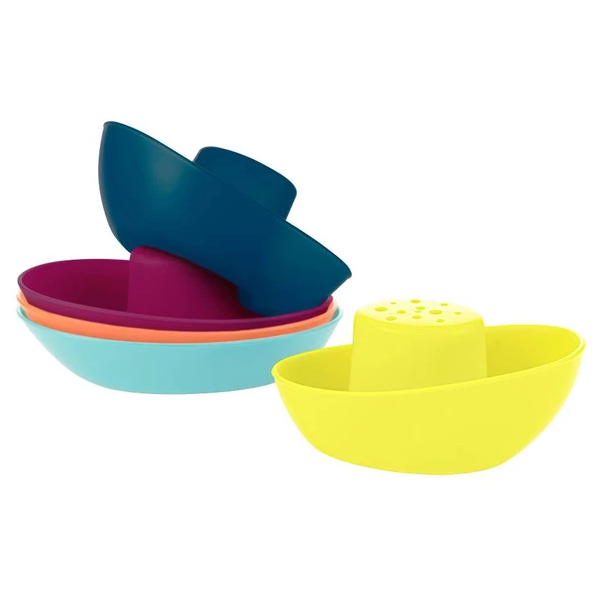 Fleet Stacking Boats - Navy/Yellow BOON