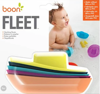 Fleet Stacking Boats - Navy/Yellow BOON - Imagen 2