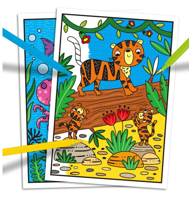 Hidden Pattern Colouring Book GALT - Imagen 2