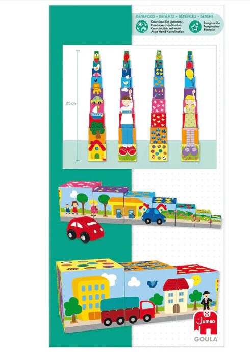 Cubos Apilables Coche GOULA - Imagen 2