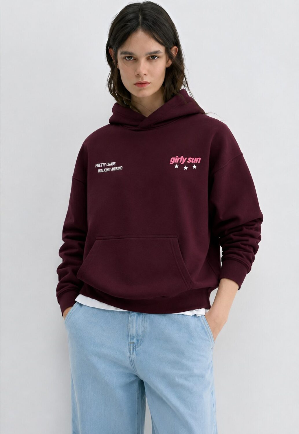 Hoddie Girly Sun - Cherry Coke