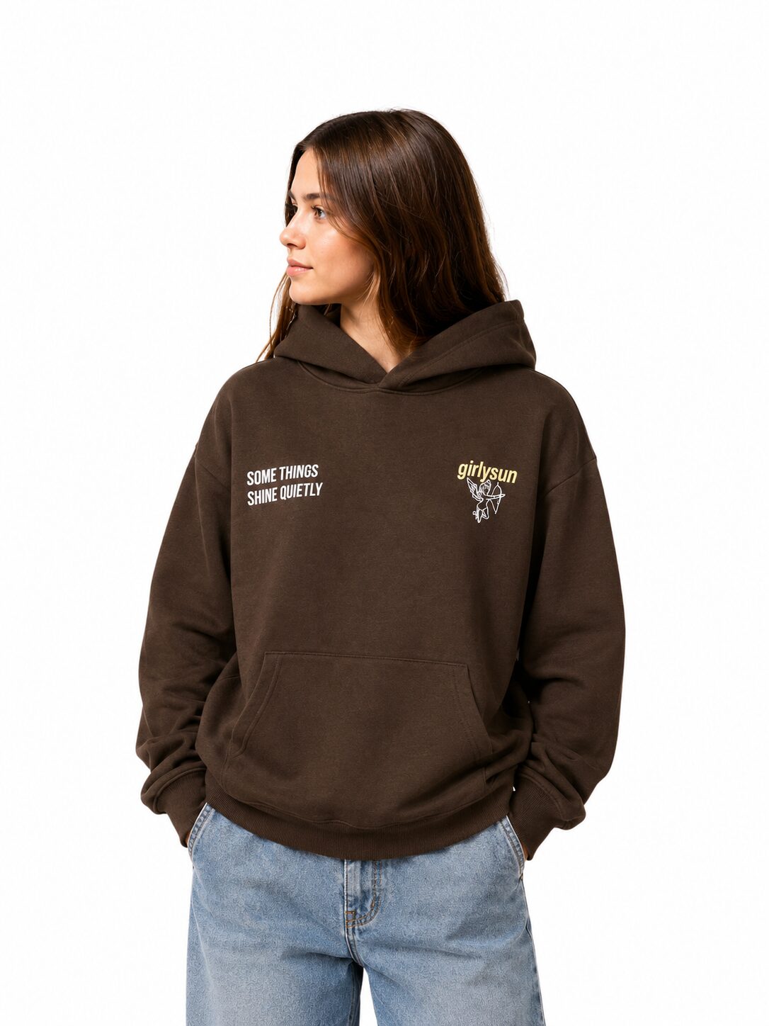 Hoddie Shine - Chili Brown