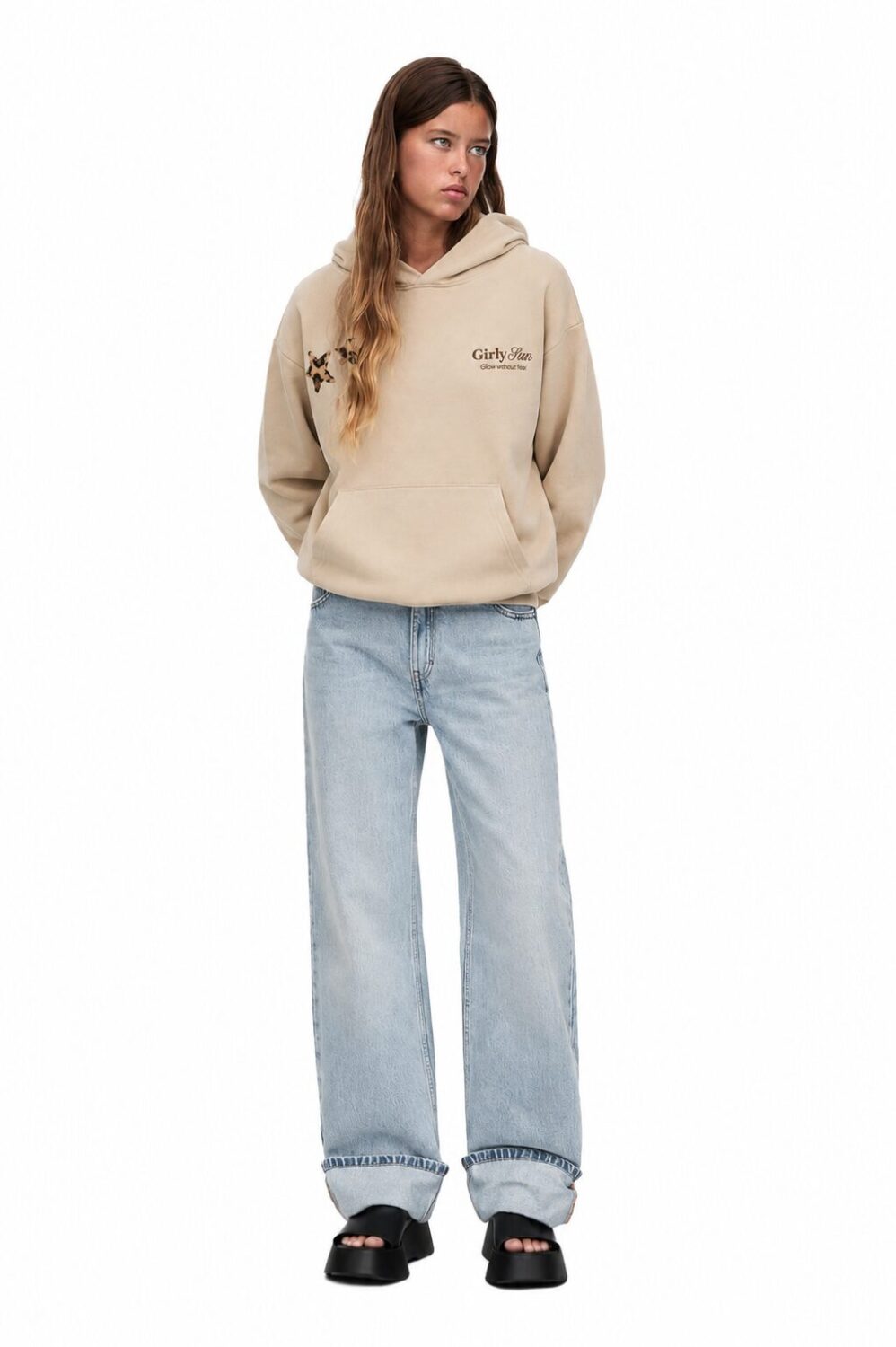 Hoddie Star – Beige